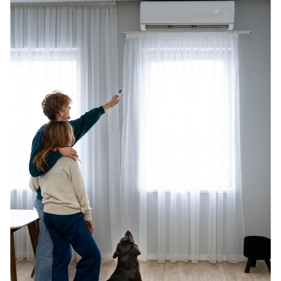 Modern split system air conditioning installation in Gold Coast home